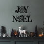 Wallity New Year 3 Escultura de pared de metal en negro